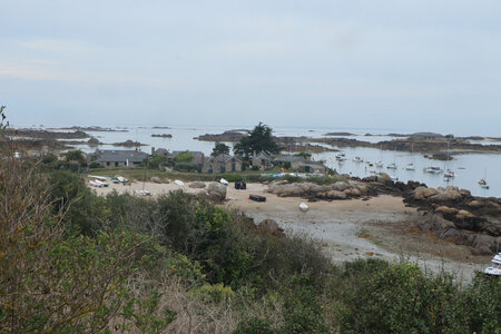 2023 09 16 Granville et les Iles Chausey, IMG_5764 La maison de Marin Marie et l’anse des Blainvllais